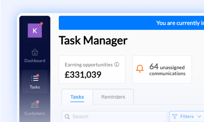 Prioritised task management