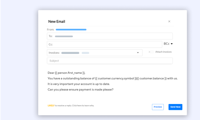 AI-generated email templates