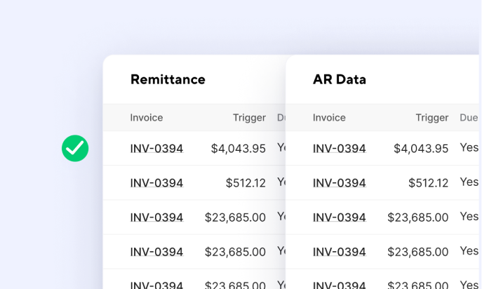 Cash application