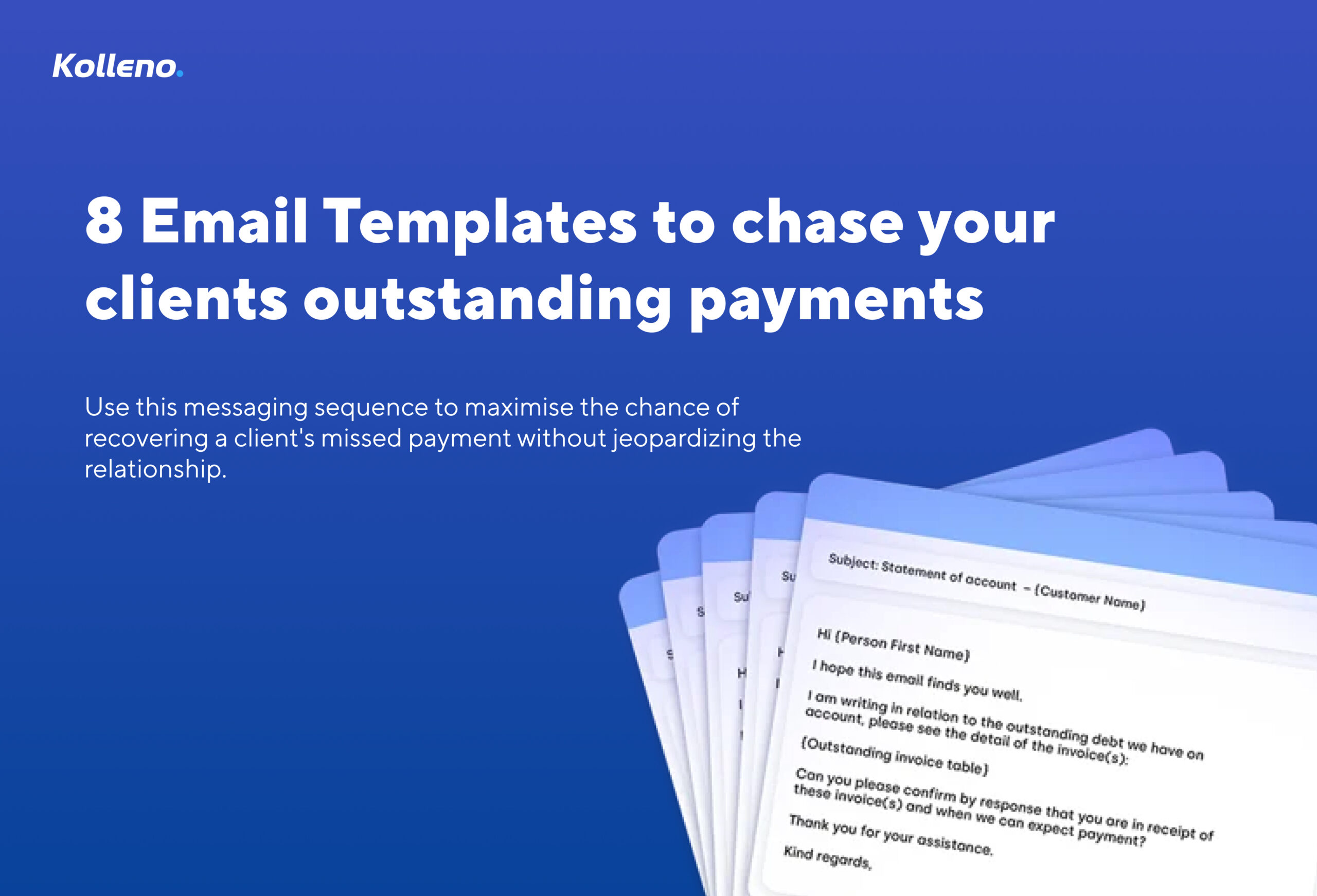 8 Email Templates to get you paid