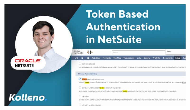 NetSuite Tutorial | How to enable token based authentication (TBA)