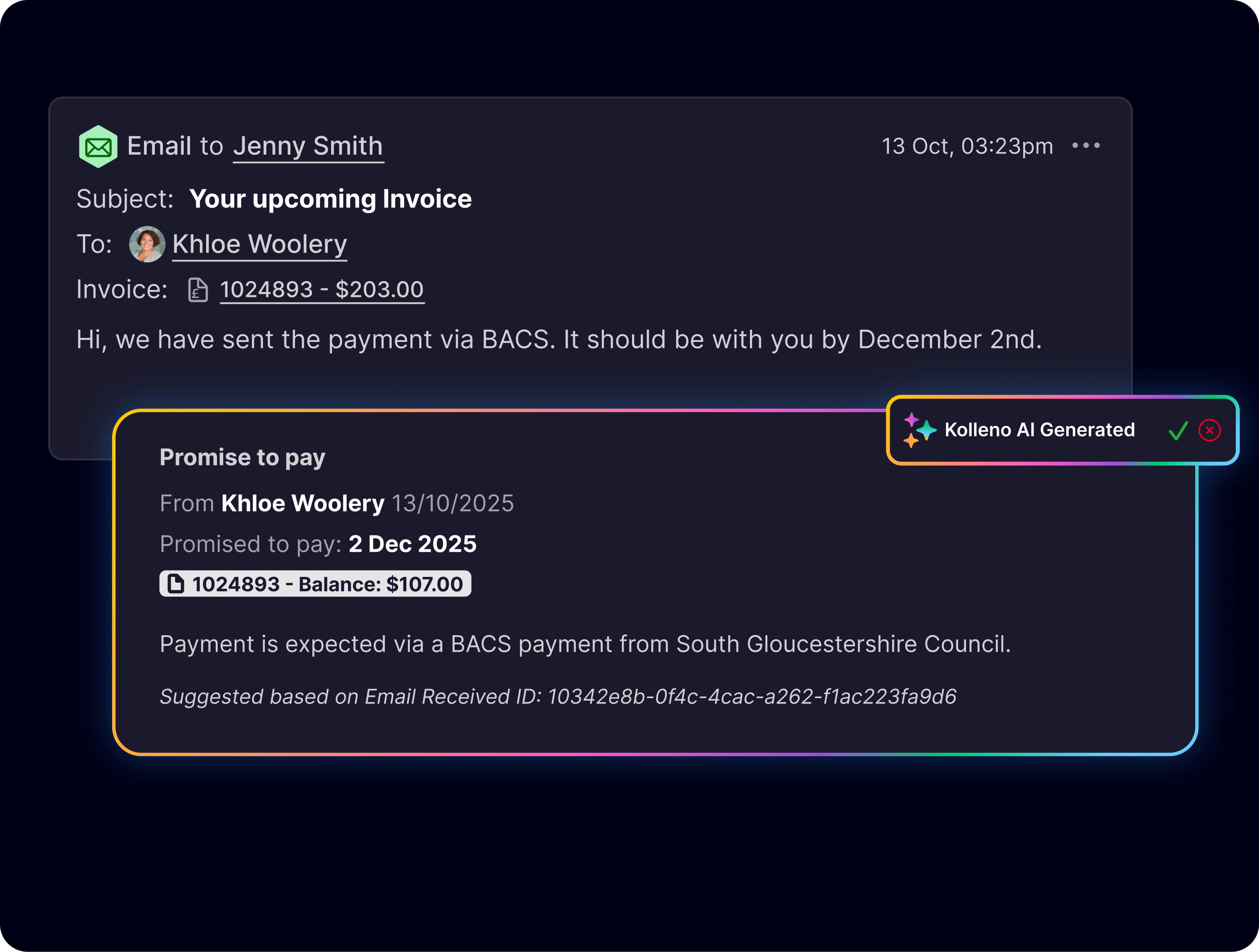 Detect payment intent early