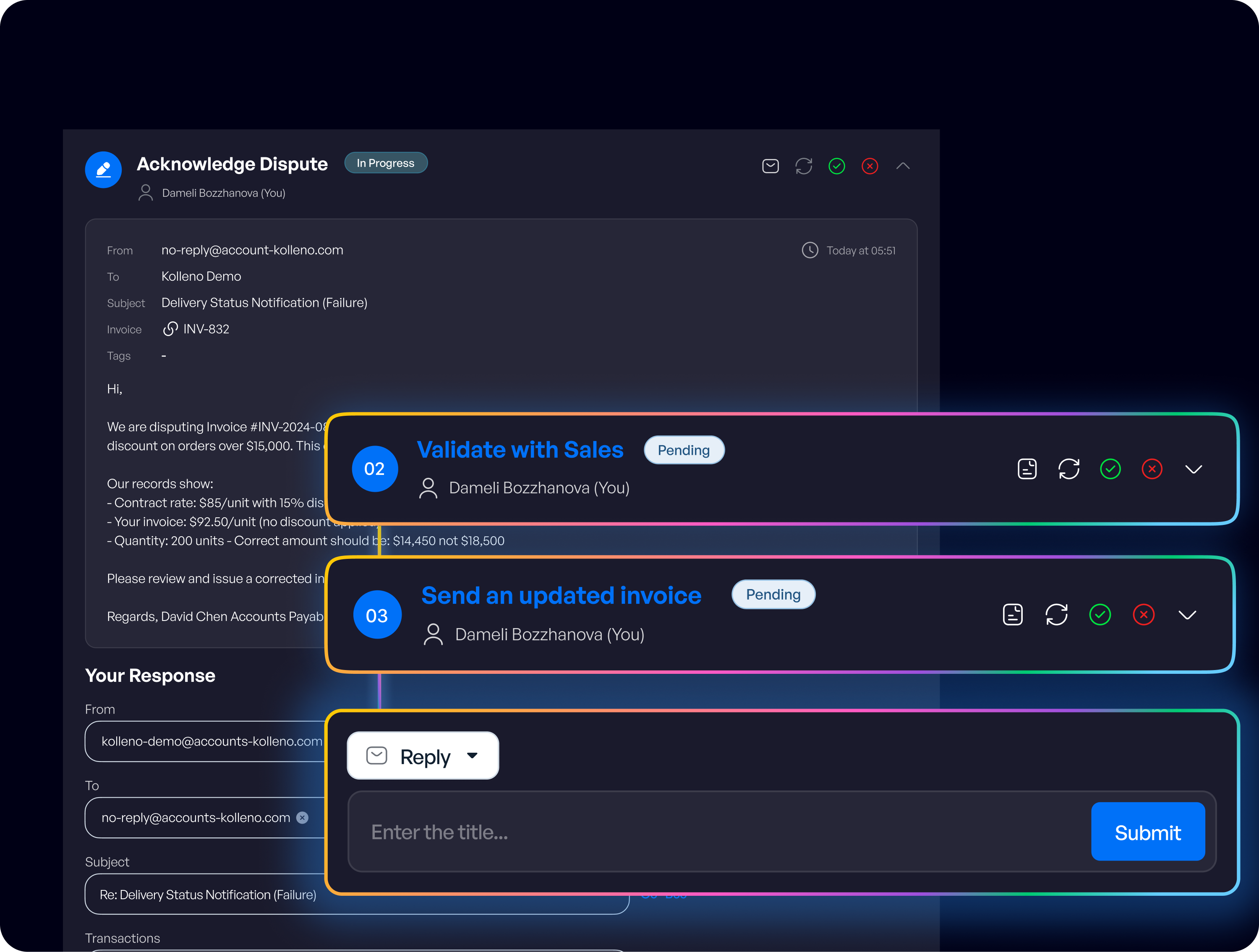 Automate routine tasks